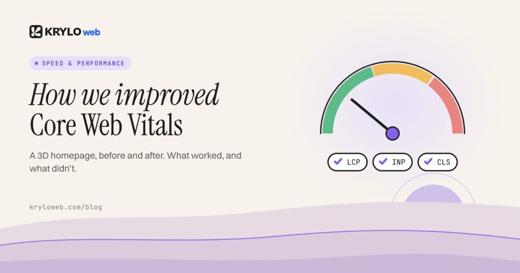 How to Improve Core Web Vitals: What Worked on Our Own Site